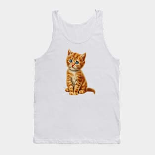 Cat with ai Tank Top